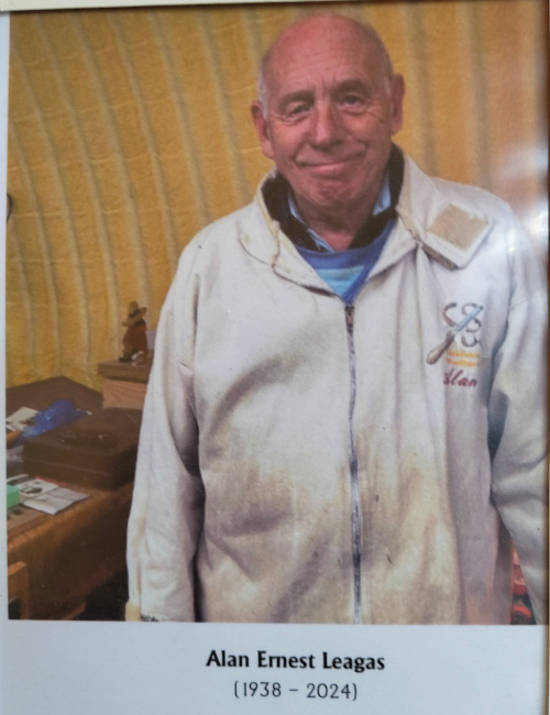 Club founder Alan Leagas