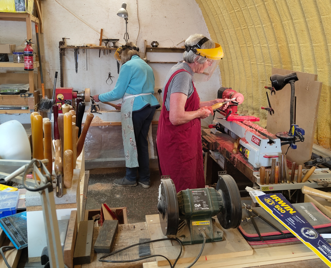 Ladies turning