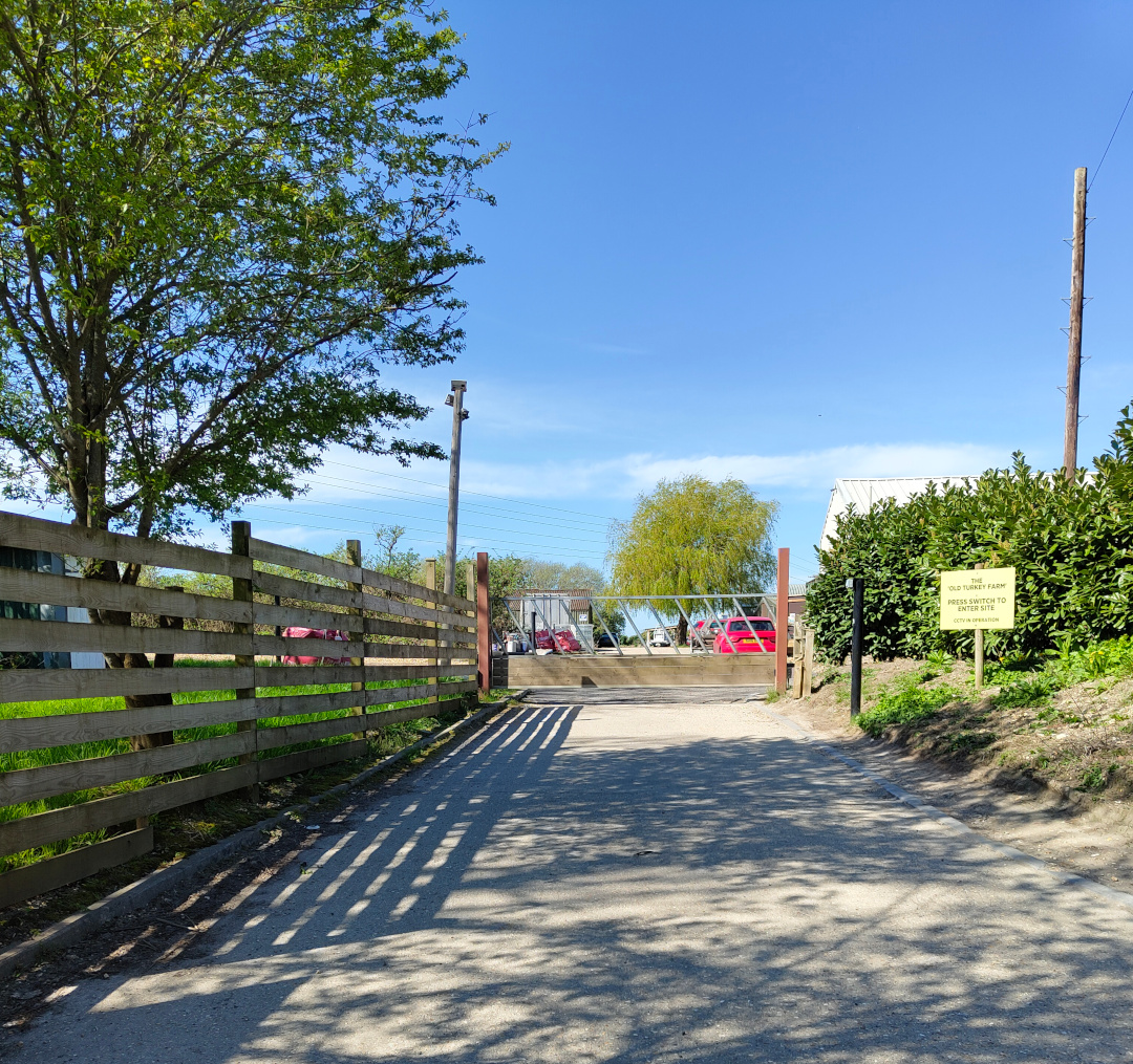 old turkey farm main gate
